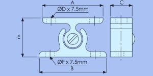 nylon door retainer