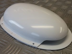 Van Duct Scoop Vent White
