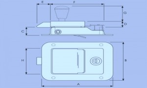 Paddle Lock Stainless Steel